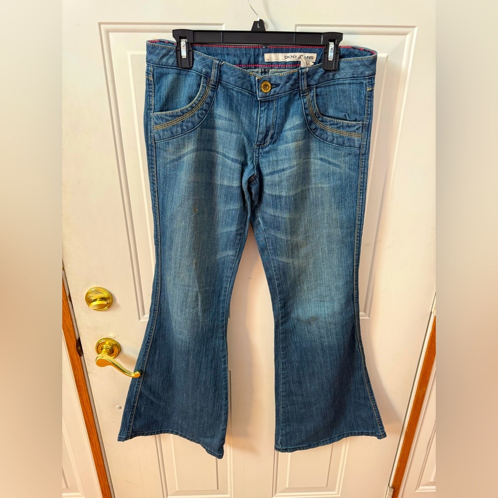 DKNY Jeans - Bell Bottom - Womens 29- Pockets With Logo